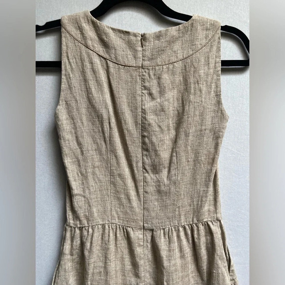 Tara  Jarmon linen sleeveless dress Sz 36 - Picture 5 of 14